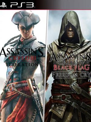 2 juegos en 1 Assassin's Creed Liberation HD and Freedom Cry Bundle PS3