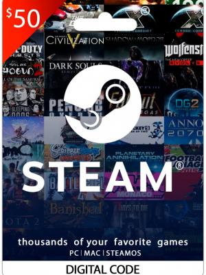 STEAM 50 USD 